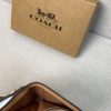 Coach September new signature logo patent leather premium leather wallet