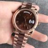 Rolex Day-Date 228235 Rose Gold Browm Dial President Bracelet A3255 (Tungsten Heavy Versio)