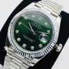 Rolex Datejust Green Dial Diamond White Gold Jubilee Bracelet Swiss Clone Movement