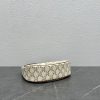 TRIOMPHE CANVAS AVA BRACELET WITH LOGO PRINT WHITE 23 X 13.5 X 6 cm