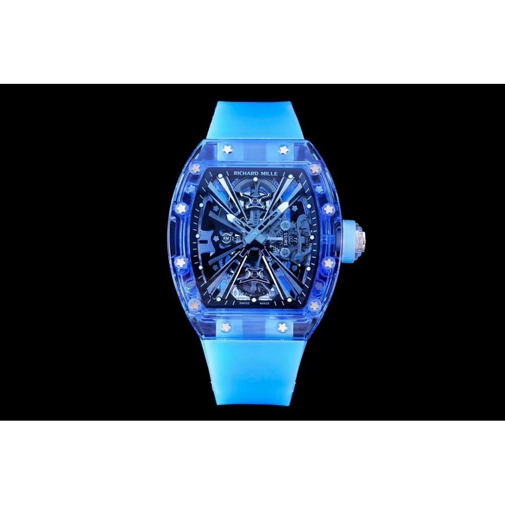 Richard Mille Blue Sapphire Turbillon RM12-01 50/42mm