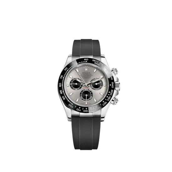 Rolex Daytona White Gold Steel Dial Oysterflex Strap 116519ln-0027