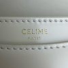 TEEN BESACE TRIOMPHE chain shiny cowhide handbag white