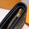 LV Silk Screen Blue Wallet Card Holder Wallet 11×8.5×3.5 cm