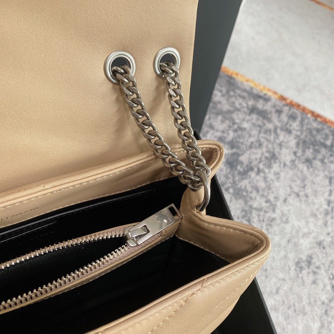 LOULOU Y-Quilted Genuine Leather Bag